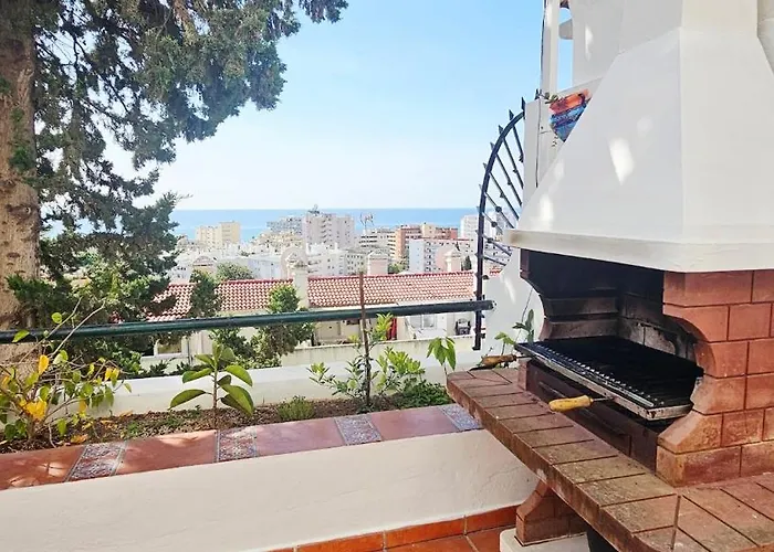 Torremolinos Sea View Townhouse, Pool, Bbq & Workspace - Magnolia Properties Дом отдыха